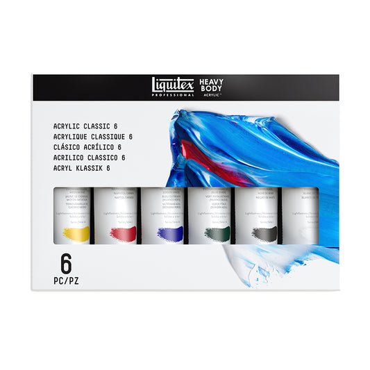 Liquitex Heavy Body Classic Set of 6 2oz Tubes