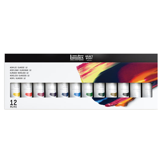 Liquitex Heavy Body Classic Set of 12 2oz Tubes