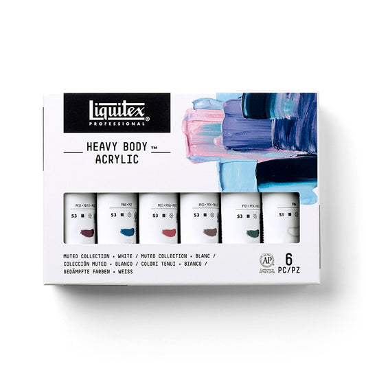 Liquitex Heavy Body Color Muted Collection Set of 6 59ml Tubes