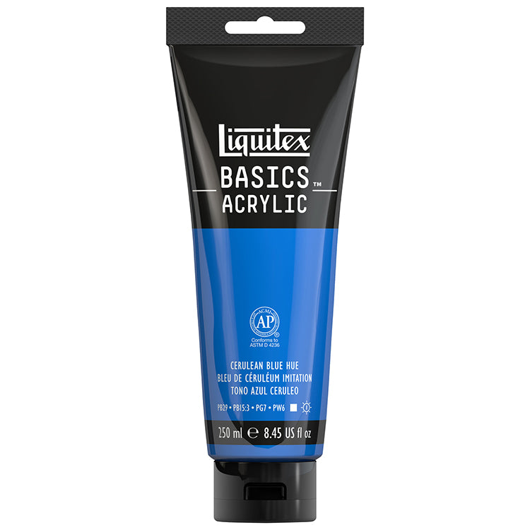 Liquitex Basics Acrylic Cerulean Blue 250ml