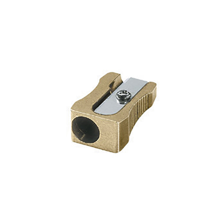 M+R Brass Wedge Single Hole Sharpener ⚠️