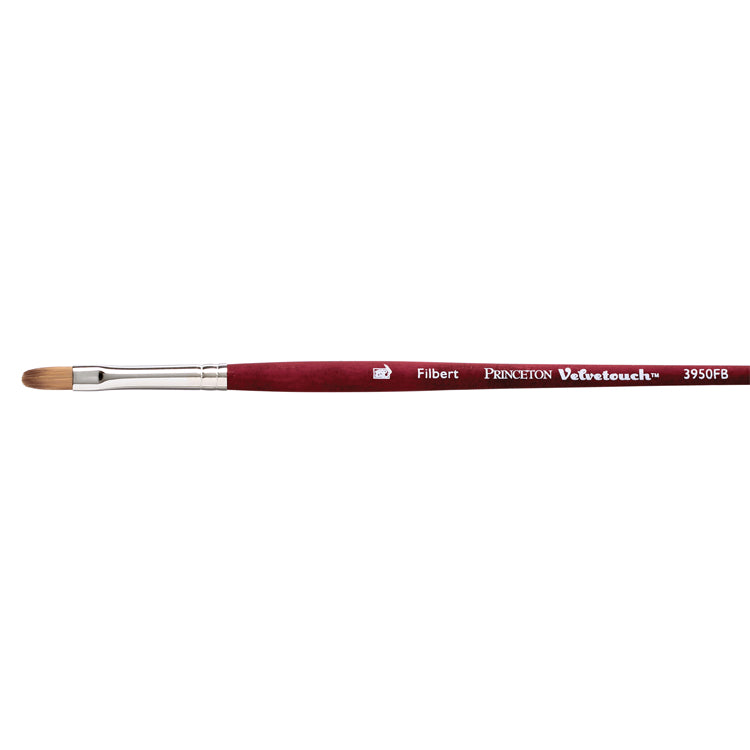 Princeton Velvetouch Brush Mixed Media Filbert 4