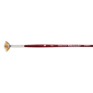 Princeton Velvetouch Brush Mixed Media Fan 10/0