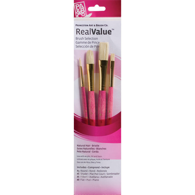 Princeton Brush Bristle Stencil 4 Pack