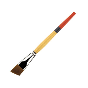 Princeton Snap! Brush Gold Taklon Angle Shader 1/2" Short Handle