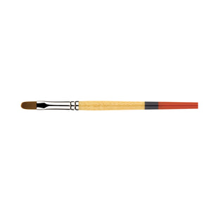 Princeton Snap! Brush Gold Taklon Filbert 12 Short Handle