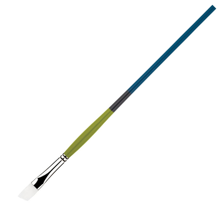 Princeton Snap! Brush White Taklon Angle Bright 10 Long Handle