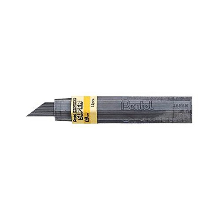 Pentel Mechanical Pencil Lead .9mm 2H 15 Pack