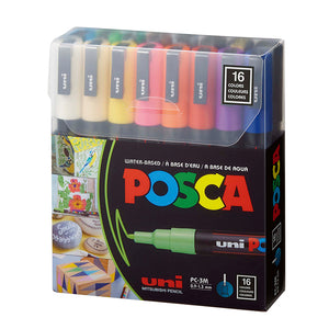 Posca Paint Marker Set, PC-3M 16 Fine