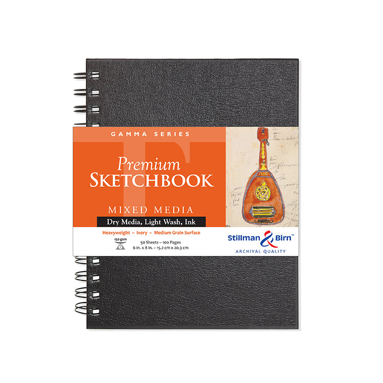 Stillman & Birn Gamma Wirebound Sketchbook 6x8 Ivory