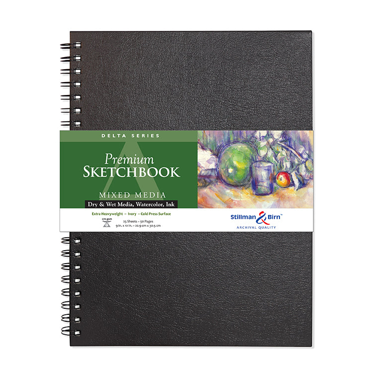 Stillman & Birn Delta Wirebound Sketchbook 9x12 Ivory Extra Heavy Weight