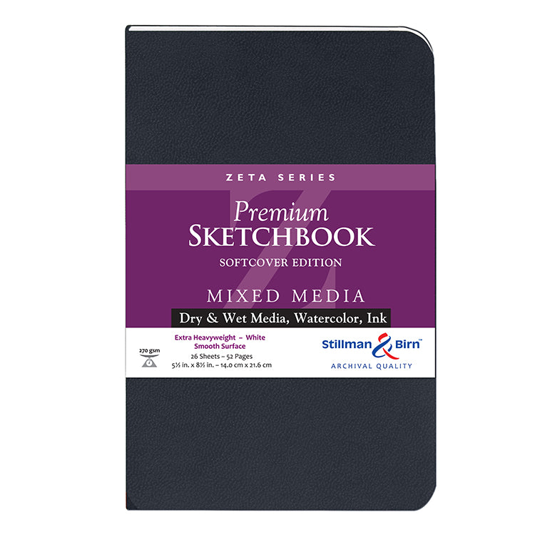 Stillman & Birn Zeta Softcover Sketchbook 5.5x8.5