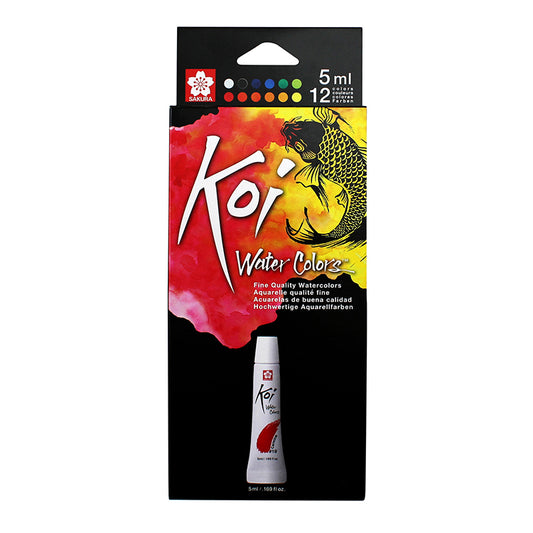 Koi 12-Color 5ml Watercolor Set