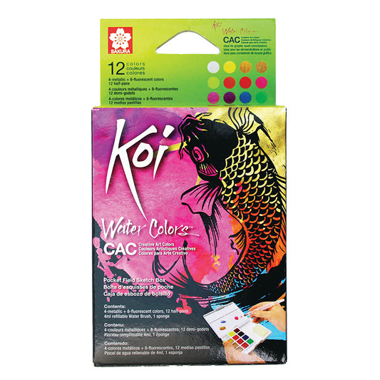 Koi Watercolor 12 Color Set