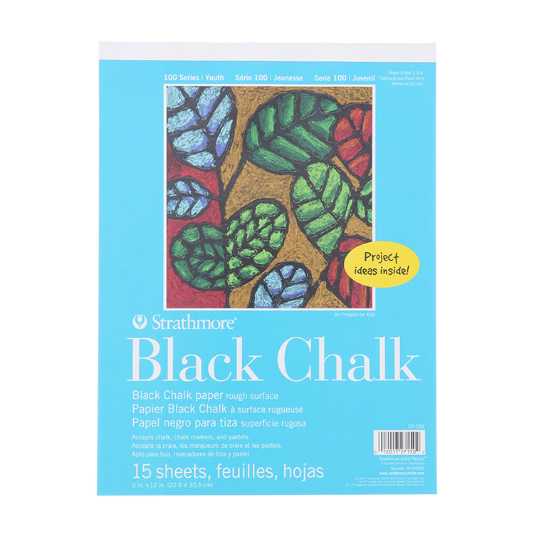 Strathmore Kids Black Chalk Paper Pad 9 x 12