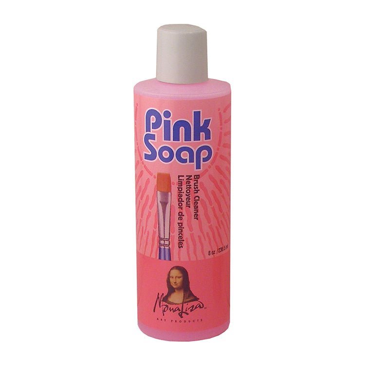 Pink Soap Brush and Hand Cleaner 8oz