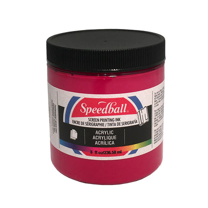 Speedball Silkscreen Ink Permanent Acrylic 8oz Primary Magenta