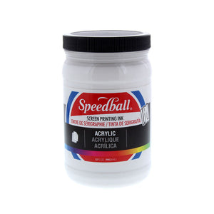 Speedball Silkscreen Ink Permanent Acrylic 32oz White