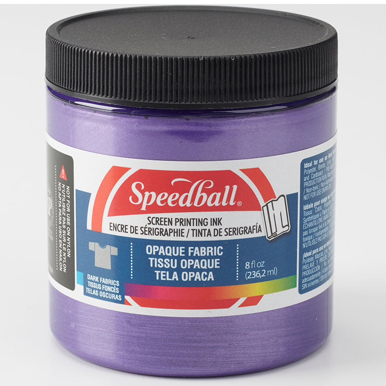 Speedball Opaque Fabric Screen Printing Ink 8 oz. Amethyst
