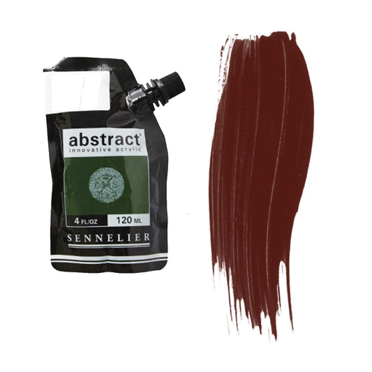 Sennelier Abstract Acrylic Satin Burnt Sienna 120ml