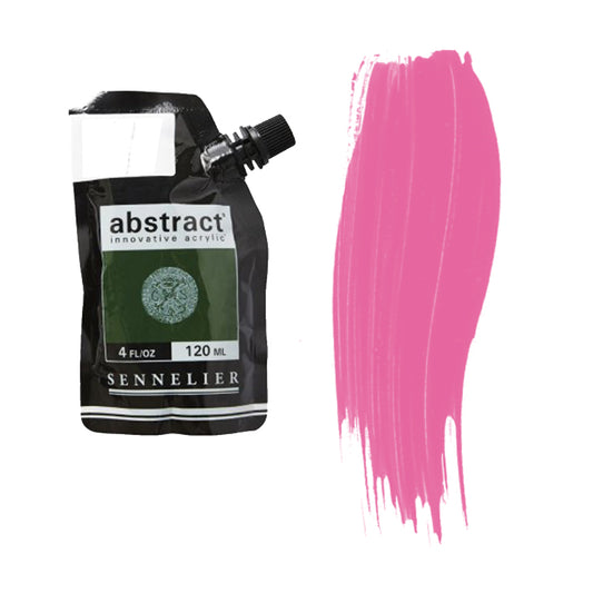 Sennelier Abstract Acrylic Fluorescent Pink 120ml