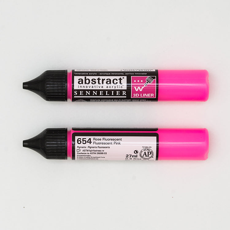 Sennelier Abstract Acrylic Liner 27ml Fluorescent Pink