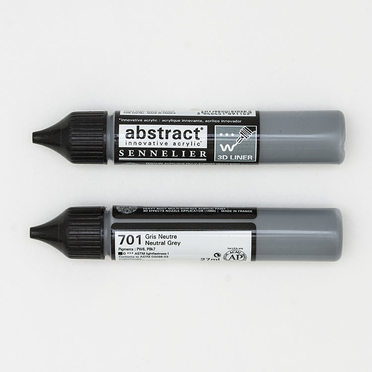 Sennelier Abstract Acrylic Liner 27ml Neutral Gray