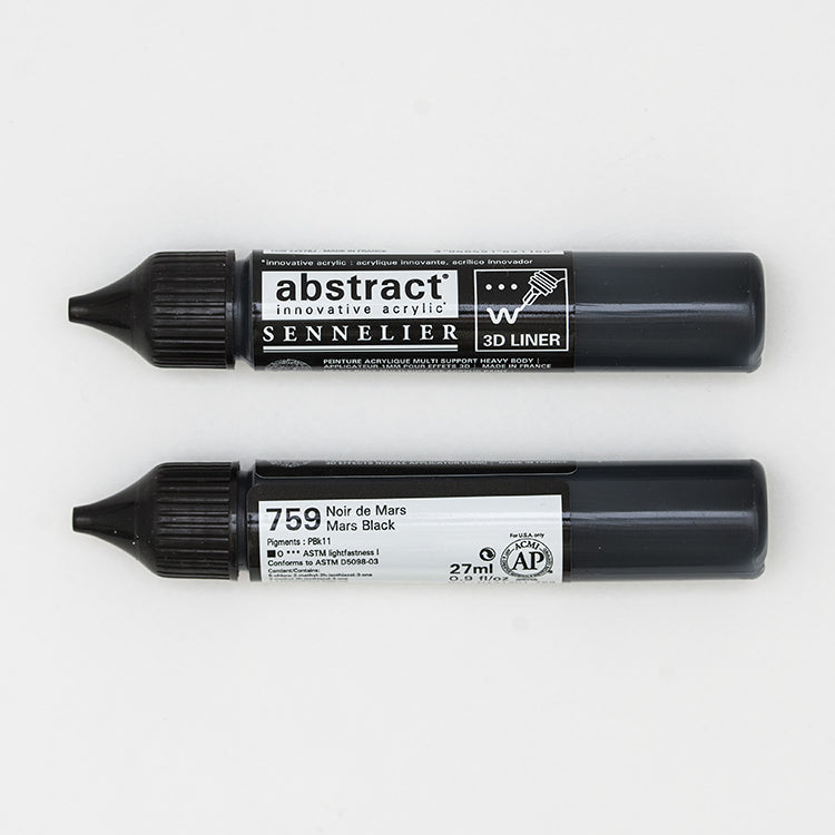 Sennelier Abstract Acrylic Liner 27ml Mars Black