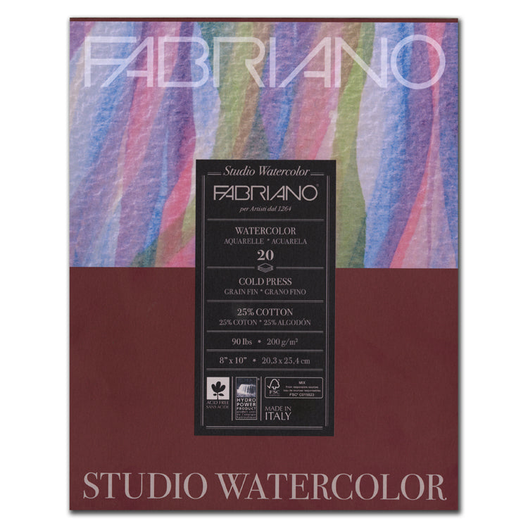 Fabriano Studio Watercolor 140lb Cold Press 12x18