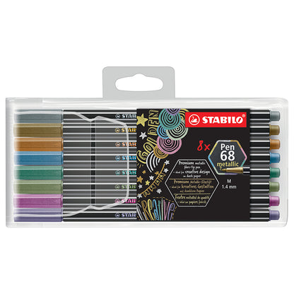 Stabilo Pen 68 Metallic Set 8-Colors