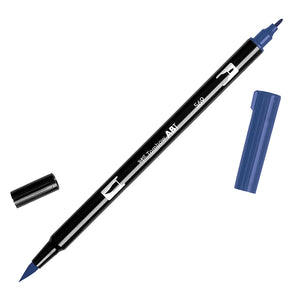 Tombow Dual Brush Marker Jet Blue 569