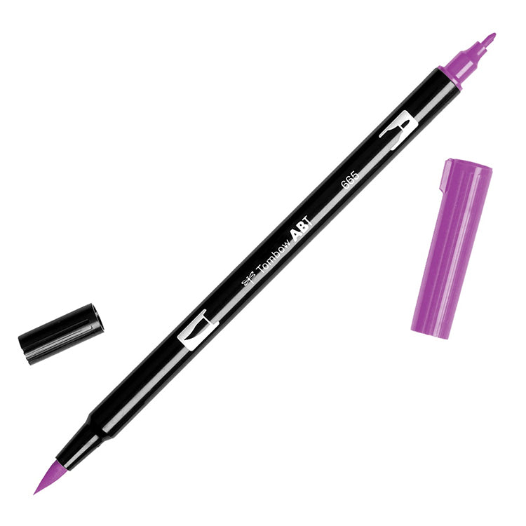 Tombow Dual Brush Marker 665 Purple