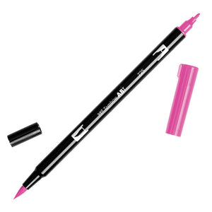 Tombow Dual Brush Marker 725 Rhodamine Red