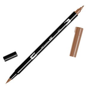 Tombow Dual Brush Marker 977 Saddle Brown