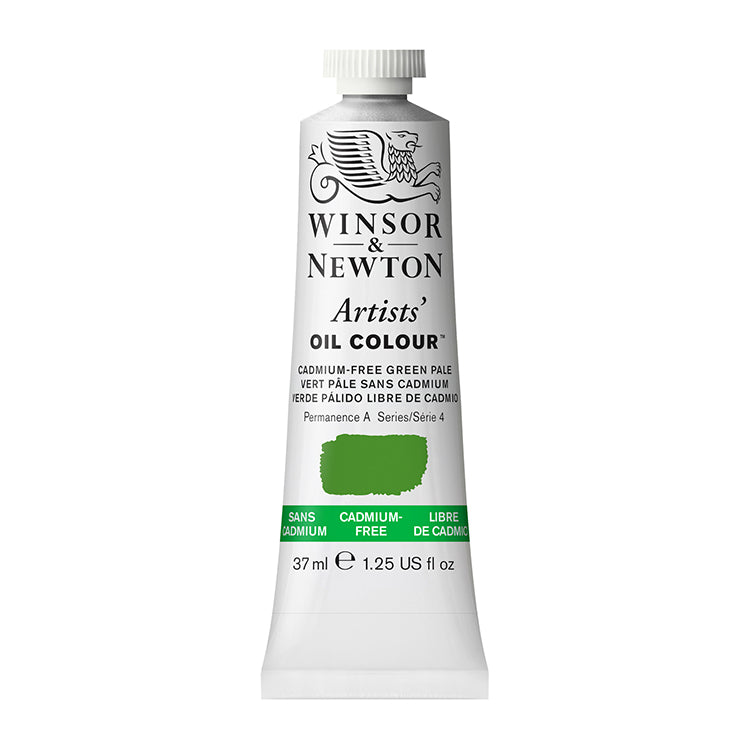 Winsor Newton Artists Oil Color 37ml Cadmium Free Green Pale