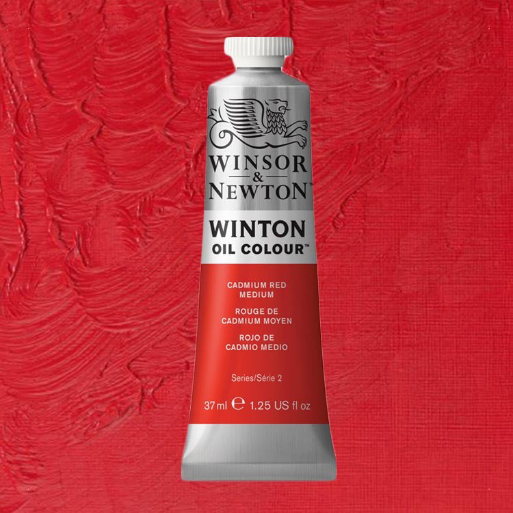 Winsor Newton Winton Oil Color Cadmium Red Medium 37ml ⚠️
