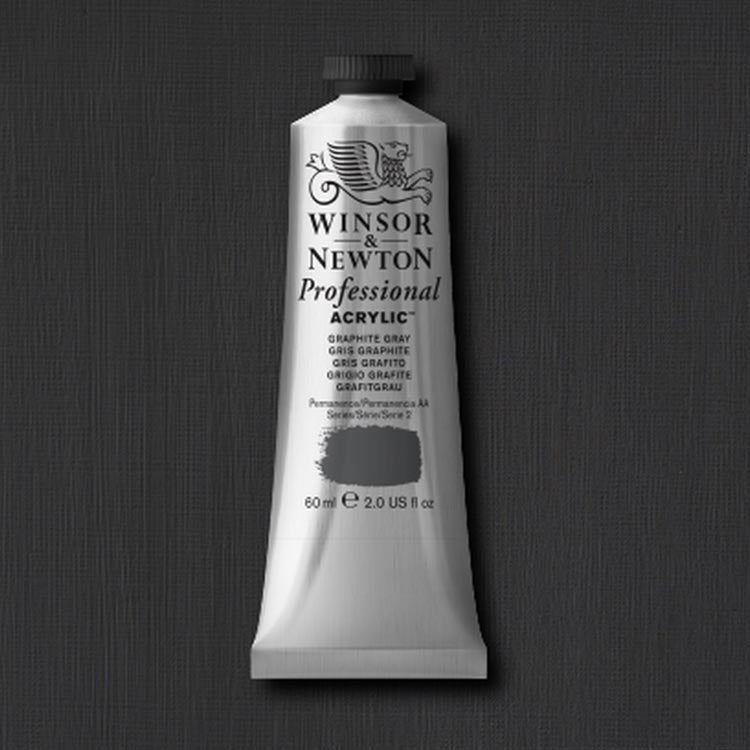 Winsor Newton Artists Acrylic Graphite Grey 60ml
