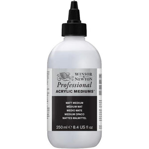 Winsor Newton Acrylic Matte Medium 250ml Bottle