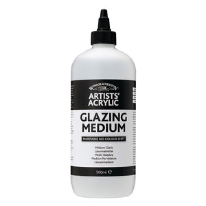 Winsor Newton Acrylic Glazing Medium 500ml Bottle