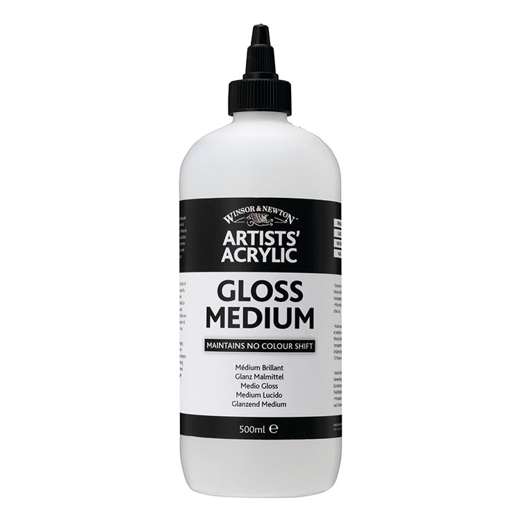 Winsor Newton Acrylic Gloss Medium 500ml Bottle