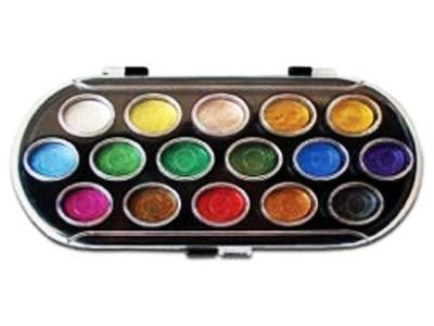 Yasutomo Niji Pearlescent Watercolor Set of 16